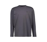 BOSS Green Longsleeve Herren Slim Fit Langarm Rundhals Baumwolle grau, 3XL