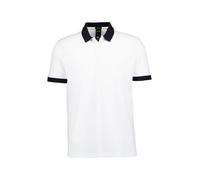 BOSS Green Polo-Shirt Herren Regular Fit Kurzarm Baumwoll-Piqué weiß, M