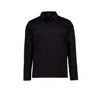 BOSS Green Polo-Shirt Herren Regular Fit Langarm Baumwoll-Jersey schwarz, 3XL