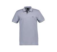 Poloshirt BOSS GREEN "Paul", Herren, Gr. XXL, dunkelgrau026, Jersey, Obermaterial: 92% Baumwolle, 8% Elasthan, casual, slim fit, hoch geschlossener Ausschnitt, Kurzarm eingesetzt Bündchen kontrastfarb