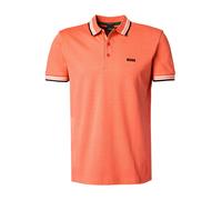BOSS Green Polo-Shirts Herren Regular Fit Kurzarm Baumwoll-Piqué orange, S