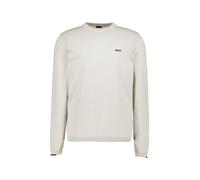 BOSS Green Pullover Herren Slim Fit Rundhals Baumwolle beige, L
