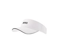 BOSS Green Sonnenschild Herren Mikrofaser weiß, One Size