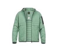 Steppjacke BOSS GREEN "OW Urbanex JT HD", Herren, Gr. M, open grün358, Web, Obermaterial: 100% Polyester, unifarben, regular fit normal, hoch geschlossener Ausschnitt, elastischer Bund, Jacken, Kapuze