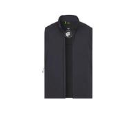 BOSS Green Steppweste Herren Stehkragen Mikrofaser blau, M