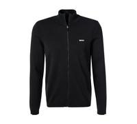 BOSS Green Strickjacke Herren Slim Fit Baumwolle schwarz, L