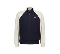 BOSS Green Sweatjacke Herren Regular Fit Baumwolle blau, 3XL