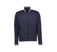 BOSS Green Sweatjacke Herren Regular Fit Baumwolle blau, 3XL