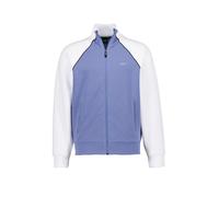 BOSS Sweatshirt aus Baumwoll-Mix mit kontrastfarbenen Paspeln - Style SW_Join Skaz, 50553566 Weiß / Blau M