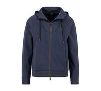 BOSS Green Sweatjacke Herren Regular Fit Baumwolle blau, S