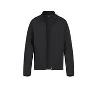 Sweatjacke BOSS GREEN "FZ Urban Tech", Herren, Gr. L, schwarz (schwarz001), Sweatware, Obermaterial: 39% Baumwolle, 39% Modal, 17% Polyester, 5% Elasthan, unifarben, casual, regular fit hüftlang, Lang