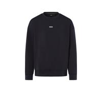Sweatshirt BOSS GREEN "Stenson", Herren, Gr. S, dunkelblau403, Sweatware, Obermaterial: 62% Baumwolle, 33% Polyester, 5% Elasthan, unifarben, oversize normal, Rundhals, Bündchen, Sweatshirts, oversize