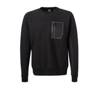 BOSS Green Sweatshirt Herren Regular Fit Rundhals Baumwolle schwarz, XL