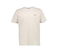 BOSS Green T-Shirt Herren Regular Fit Kurzarm Rundhals Baumwoll-Jersey beige, XXL