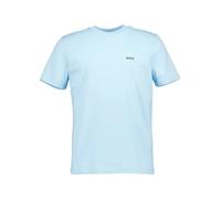 BOSS Green T-Shirt Herren Regular Fit Kurzarm Rundhals Baumwoll-Jersey blau, XL