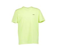 BOSS Green T-Shirt Herren Regular Fit Kurzarm Rundhals Baumwoll-Jersey gelb, S