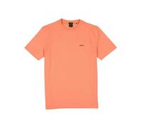 BOSS Green T-Shirt Herren Regular Fit Kurzarm Rundhals Baumwoll-Jersey orange, XL