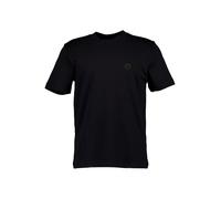 BOSS Green T-Shirt Herren Regular Fit Kurzarm Rundhals Baumwoll-Jersey schwarz, M