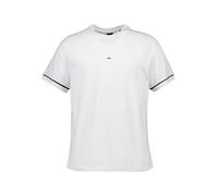 BOSS Green T-Shirt Herren Regular Fit Kurzarm Rundhals Baumwoll-Stretch weiß, S