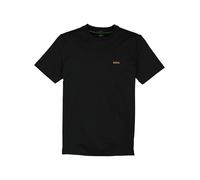 BOSS Green T-Shirt Herren Regular Fit Kurzarm Rundhals Baumwolle schwarz, M