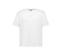 BOSS Green T-Shirt Herren Regular Fit Kurzarm Rundhals Baumwolle weiß, S