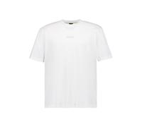 BOSS Green T-Shirt Herren Regular Fit Kurzarm Rundhals Baumwolle weiß, XL
