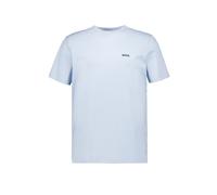 BOSS Green T-Shirt Herren Regular Fit Kurzarm Rundhals blau, L