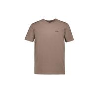 BOSS Green T-Shirt Herren Regular Fit Kurzarm Rundhals braun, XXL