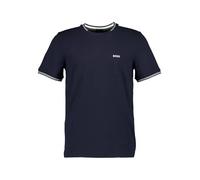 BOSS T-Shirt aus Stretch-Baumwolle mit Streifen und Logo - Style Taul, 50521245 Dunkelblau XXXL