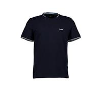 BOSS Green T-Shirt Herren Slim Fit Kurzarm Rundhals Baumwolle blau, M
