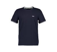 BOSS Green T-Shirt Herren Slim Fit Kurzarm Rundhals Baumwolle blau, XL