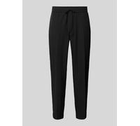 BOSS Green Tapered Fit Stoffhose mit Tunnelzug Modell 'T_FLEX' in Black, Größe 48