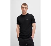 BOSS GREEN "Tee Regular Fit" Stretch Jersey Cotton, Logo on Chest, Rundhals (74081407-XXL) schwarz002