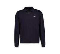 BOSS Green Troyer Herren Slim Fit Baumwolle blau, M