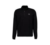 BOSS Pullover aus Baumwolle mit kurzem Reißverschluss - Style KN_Ever-X QZ, 50556146 Schwarz XXL