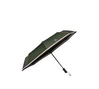 BOSS Grüner Taschenschirm mit Double B und Signature-Streifen - Style Pocket umbrella Varsity Forest Green, 58837101 Dunkelgrün ONESI