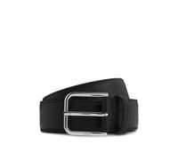 BOSS Gürtel aus italienischem Leder mit Dornschließe - Style Madison-B1_GrSt_Sz35, 50554129 Schwarz 115