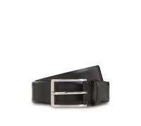 BOSS Gürtel aus italienischem Leder mit Logo-Gravur auf der Gunmetal-Schließe - Style Erman-G-Box_Sz35, 50531358 Schwarz 80