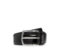 BOSS Gürtel Claus-Tx-St_Sz35 Herren Glattleder Dunkelbraun 110 cm polierte Logo-Schließe