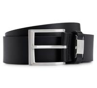 BOSS Herren Gürtel Connio Ledergürtel Echtleder Business Schwarz 105 cm