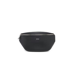 BOSS Gürteltasche aus genarbtem Material mit Logo-Schriftzug - Style Daxter_Bumbag, 50563859 Schwarz ONESI