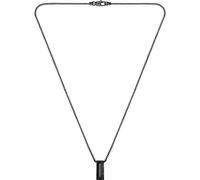 BOSS Halskette mit gebürstetem und poliertem Finish - Style CANDOR JEWELRY, HB1580750 Schwarz ONESI