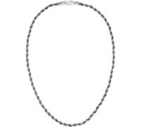 BOSS Silver-tone necklace with rope-style chain - Style MYLES, HB1580839 Silberfarben ONESI