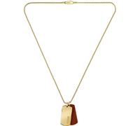 BOSS Gold-tone necklace with double-tag pendant - Style DEVON, HB1580835 Goldfarben ONESI
