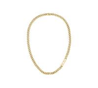 BOSS Halskette im Panzerketten-Design aus goldfarbenem Edelstahl mit Logo-Element - Style KASSY, HB1580770 Goldfarben ONESI