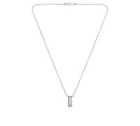 BOSS Halskette mit gebürstetem und poliertem Finish - Style CANDOR JEWELRY, HB1580749 Silberfarben ONESI