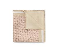 BOSS Handgefertigtes Einstecktuch aus Seide - Style L-POCKET SQ CM35 253, 50561295 Beige ONESI