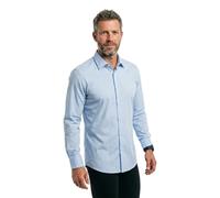BOSS Hemd mit schlankem Schnitt aus Baumwoll-Mix mit feiner Webstruktur - Style P-HANK-K-261, 50571081 Hellblau 43