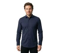 BOSS Slim-Fit Popeline-Hemd aus bügelleichtem Baumwoll-Mix - Style P-HANK-spread-C1-222, 50479915 Dunkelblau 39L