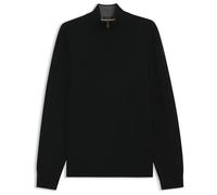 BOSS Pullover aus Schurwolle mit Kaschmir und Troyerkragen - Style H-Hemarlo, 50571612 Schwarz M